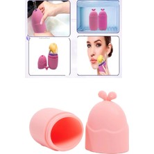 Pazarcan Silikon Buz Rulosu Buz Topu Kalıbı Yüz Buz Uygulama Masajı Cilt Kalıbı