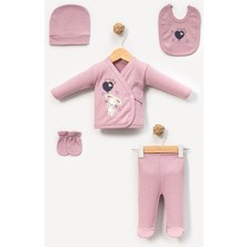 NEU KIDS 5'li Lovely Baby Kruvaze Yenidoğan Set