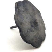 Just Cheap Store Antika Tarz Dekoratif Pirinç Çiçek Kabara - 40 Mm, Oksit