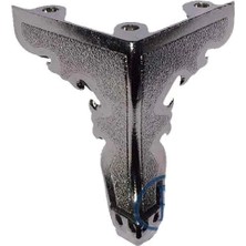 Just Cheap Store Kelebek Sandık Ayağı, Kutu Ayak 5,5 cm - Nikel, 50 Adet