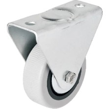 Just Cheap Store 106 - 50 mm Sabit Kapaklı Gri Pvc Teker