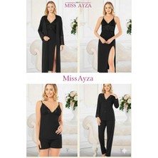 Miss Ayza Missayza 350 Penye 6'lı Uzun Gecelik Sabahlık Seti