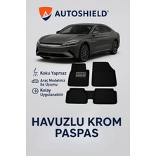 Byd Han Serisi Tüm Modeller Ile Uyumlu Universal Derin Havuzlu Paspas Krom Karbon