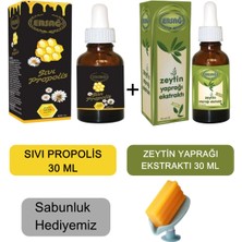 Ersağ Zeytin Yaprağı Ekstraktı 30 ml - Sıvı Propolis 30 Ml+ (Sabunluk Hediyemiz) 2017-13