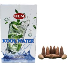 Lorvento Kool Water Backflow Konik Tütsü 120 Adet – Şelale Buhurdanlık Geri Akış Tütsüsü