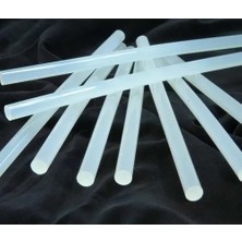 Just Cheap Store 12X300MM Şeffaf Kalın Çubuk Silikon 1kg - Tamirat ve Sızdırmazlık Için En Kaliteli Silikon