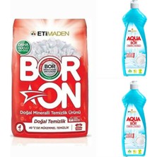 Boron Toz Deterjan 4 kg 26 Yıkama +2 Adet Aquabor Bulaşık Deterjanı