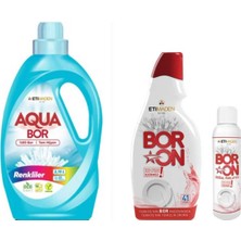 Aquabor Sıvı Çamaşır Deterjanı Renkliler Için 33 Yıkama+ Bulaşık Makinesi Deterjanı 41 Yıkama Tm