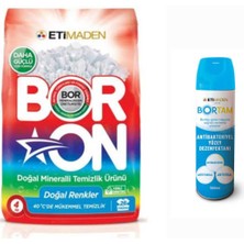 Doğal Mineralli Boron Renkliler Için 4 kg 26 Yıkama+ Dezenfektan