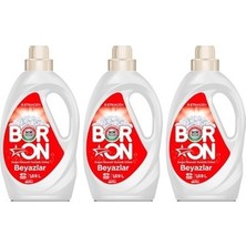 AQUABOR Boron Doğal Temizlik Beyazlar Için Sıvı Deterjan 3x1.69 Lt  78 Yıkama