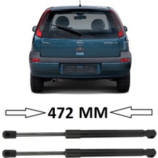 Cme Parts Opel Corsa C 2000-2006 Uyumlu Sağ + Sol Takım Bagaj Amortisörü 2 Adet 472MM 132670