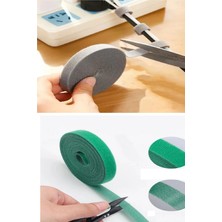 Pazarcan Kesilebilir Kablo Tutucu Kulaklık Fare Airfry Ev Ofis Için Cırt Sabitleyici Kablo Düzenleyici