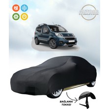 AUTOES Fiat Fiorino 2023 Araba Brandası, Oto Branda Alttan Bağlantı Tokalı Siyah
