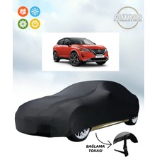 AUTOES Nissan Qashqai 2023 Model Araba Brandası, Oto Branda Alttan Bağlantı Tokalı Siyah