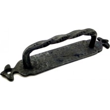 Just Cheap Store Antika Tarz Dekoratif Pirinç Burgulu Çekme Kol - 205X33 Mm, Oksit