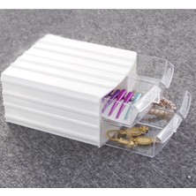 Şeffaf Çekmeceli Organizer Kutu, Çok Amaçlı Saklama Çözümleri