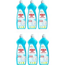 Aquabor Doğal Mineralli Elde Yıkama 6 Adet Sıvı Bulaşık Deterjanı