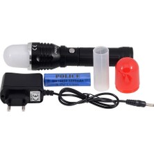 Just Cheap Store Police Ps-22 Cree LED Zoom Mıknatıslı Şarjlı El Feneri
