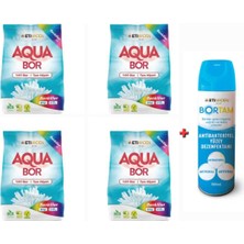 AQUABOR Doğal Mineralli Renkliler Için Çamaşır Deterjanı 24 kg 160 Yıkama+ Dezenfektan