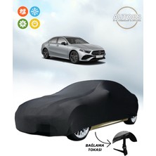 AUTOES Mercedes A 180 Sedan Araba Brandası, Oto Branda Alttan Bağlantı Tokalı Siyah