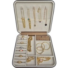 Büyük Boy Takı Düzenleyici, Seyahat Çantası ve Ahşap Saklama Kutusu