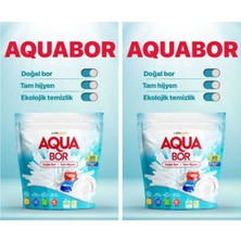AQUABOR Doğal Mineralli Bulaşık Makinesi Tableti 2 Paket *30 Kapsül
