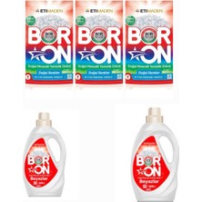Boron Doğal Çamaşır Deterjanı Renkliler ve Beyazlar Içintoz ve Sıvı Form 130 Yıkama