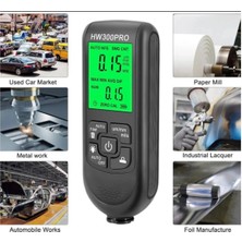 Just Cheap Store HW-300PRO Oto Boya Kalınlık Ölçer 0-2000ΜM Fe & Nfe Kaplama Kalınlık Test Cihazı
