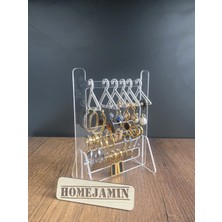 Pratik Masa Üstü Pleksi Küpe ve Takı Düzenleyici, Şık ve Kullanışlı Aksesuar