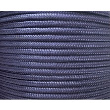 Seçilir Lacivert Renk 10 mt 4 mm Polyester Içi Dolgulu Dağcılık Kamp Gemici Hamak Salıncak Iskota Ipi
