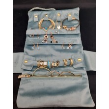 Katlanabilir Seyahat Takı Düzenleyici, Rulo Bebe Mavi