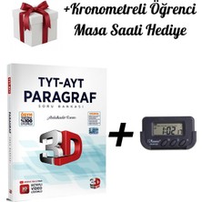 3D Yayınları 3D 2026 Tyt Ayt Paragraf Soru Bankası + Kronometreli Öğrenci Masa Saati Hediyeli
