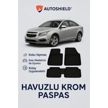 Chevrolet Cruze Serisi Tüm Modeller Ile Uyumlu Universal Derin Havuzlu Paspas Krom Karbon
