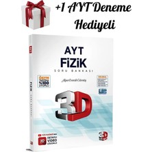 3D Yayınları 2026 Ayt Fizik Soru Bankası + 1 Ayt Deneme Hediyeli