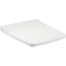 Storemax Metropole 122-003-009 Yavaş Kapanır Slim Klozet Kapağı, Beyaz
