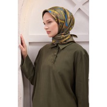 Belli Saf Ipek Eşarp 4200D (Twill)-81