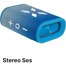 Storemax Smart Bluetooth Kablosuz Su Geçirmez Ipx7 Rgb Tws Hoparlör (Mavi-Beyaz) X6703