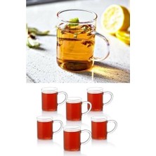 Storemax 6 Adet Borosilikat Dayanıklı Termisil Cam Kupa Bardak