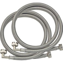 Storemax 41066 Ss Çamaşır Makinesi Hortum Boru Yayı ile 90 Derece 3/4 Inç x 3/4 Inç Skitasche