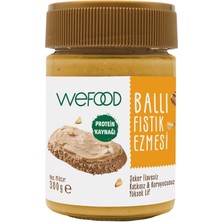 Storemax Wefood Şekersiz Ham Ballı Fıstık Ezmesi 300 gr