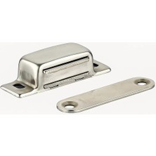 Storemax Mıknatıslı Çıt Çıt Kilit, Paslanmaz, Metal Gövde, Pvc, Kapı, Sineklik, Dolap, Kapak Için, Manyetik Tutucu, Montaj Vidalı, Sessiz, Kolay Açılır, Kapanır Sistem (5 Mm, 4 Adet)