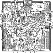 Storemax Mythographic Color And Discover: Frozen Fantasies: An Artist's Coloring Book Of Winter Wonderlands