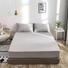 CS İlkim Gri Renkli %100 Pamuklu Penye Lastikli Çarşaf 1.kalite Yerli Üretim