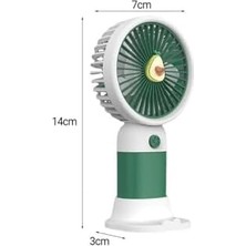 Storemax Fan Soğutucu Mini Vantilatör Klima Güçlü Serinletici Taşınabilir Şarjlı Masa Üstü Sessiz Standlı