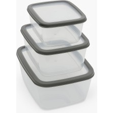 Storemax 3’lü Sızdırmaz Saklama Kabı Seti | 1600ML + 2800ML + 4600ML | Şeffaf Plastik Yemek Kabı | Gıda Saklama & Mutfak Organizer Kutusu | Mikrodalga ve Buzdolabı Uyumlu