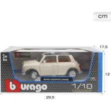 Storemax Bburago 1:18 Mini Cooper 1969 Model Araba