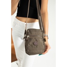 Teal Collection Unisex Mini Çapraz Çanta – Çok Gözlü, Hafif ve Günlük Kullanım Için Uygun