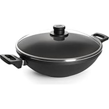 Storemax 1132ILL Döküm Wok Wok 32 cm Titanyum Nowo Indüksiyon