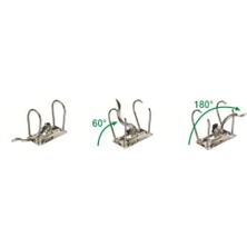Storemax 180° Geniş Klasör, Açık Yeşil, A4, 82 mm Genişliğinde Yuvarlak Sırt, Elastik Bantlı, Hafif Polyfoam Malzeme, 10471050