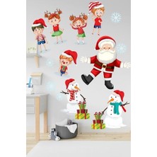 Storemax Baba ve Sevimli Çocuklar Çocuk Odası Stickeri